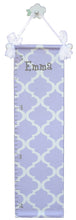 Growth Chart-Lavender Trellis
