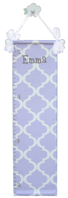 Growth Chart-Lavender Trellis