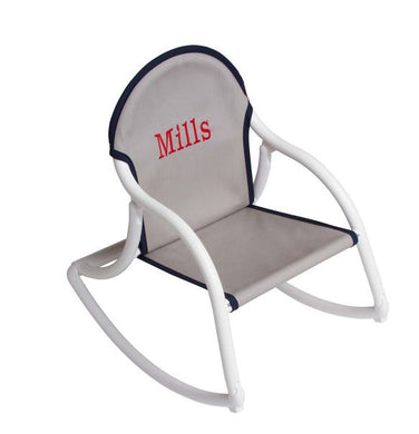 Rockers  by Hoohobbers- Grey with Navy Trim