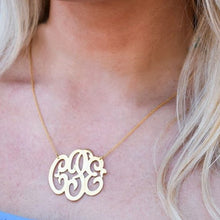 Necklace-Freeform Script Monogram