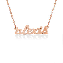 Necklace--Petite Lowercase name necklace