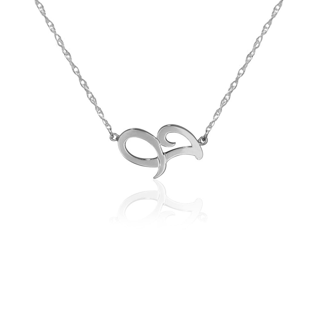 Sideways Single Script Initial