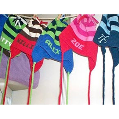 Knit Earflap Hats- 100% cotton (click to see more)