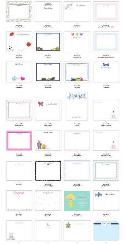 Note Cards for Babies and Kids