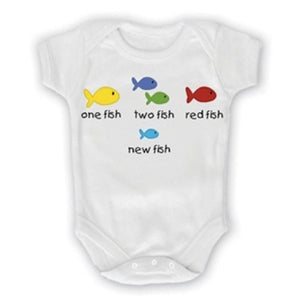 Onesie-  One Fish Two Fish Red Fish New Fish
