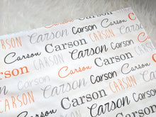 Personalized Supersoft Baby Swaddle and Hat Set- Names and Initials