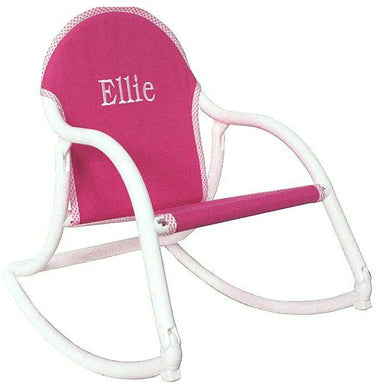 Rockers  by Hoohobbers- Hot Pink with White