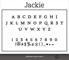 Personalized Stamper: Jackie Design
