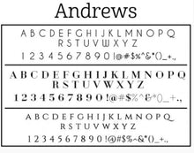 Personalized Stamper: Andrews Design