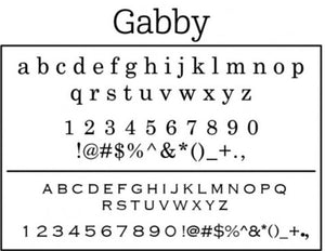 Personalized Stamper-Gabby Design
