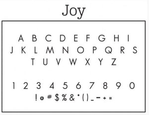Personalized Stamper-Joy