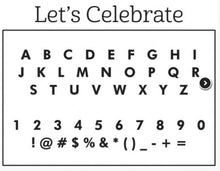Personalized Stamper-Let's Celebrate