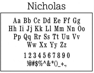 Personalized Stamper-Nicholas Design