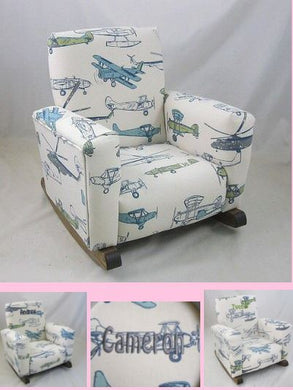 Upholstered Rocker Airplanes