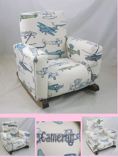 Upholstered Rocker Airplanes