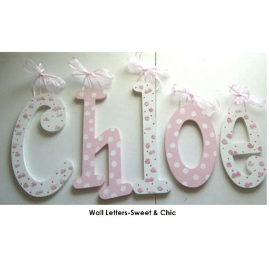 Wall Letters-Sweet and Chic