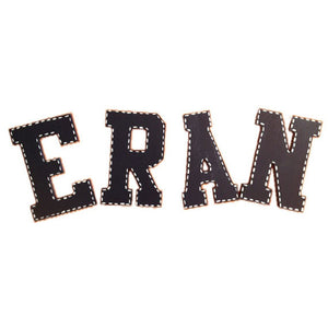 Wall Letters-Solid with Stitching