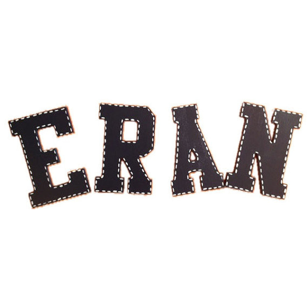 Wall Letters-Solid with Stitching